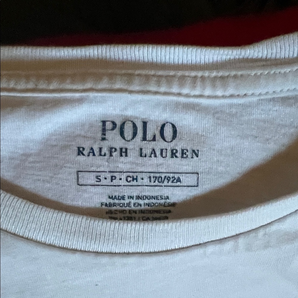 Polo Ralph Lauren White Short Sleeve Tee